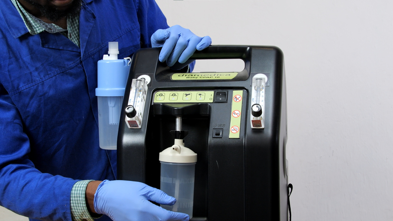 Pumani CPAP - The machine does not turn on